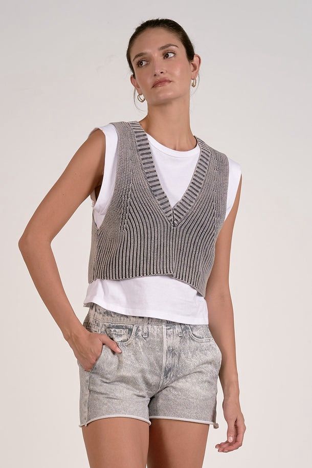 Layered Sweater Vest