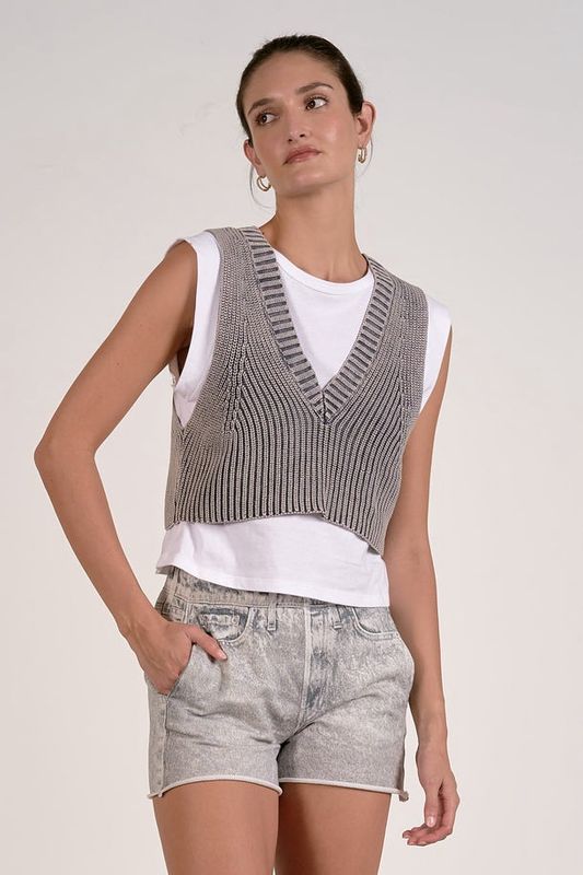 Layered Sweater Vest