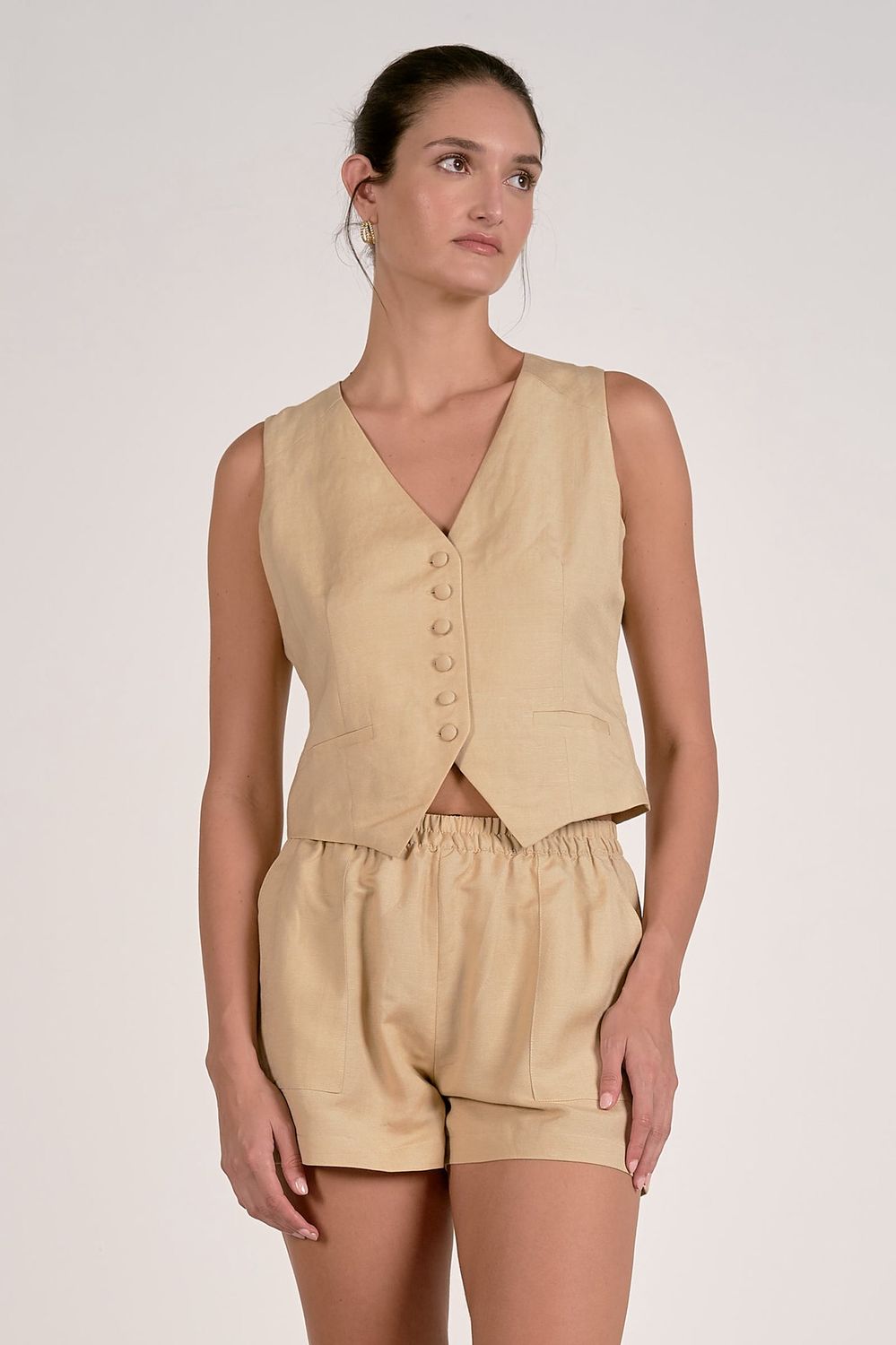 Linen Vest