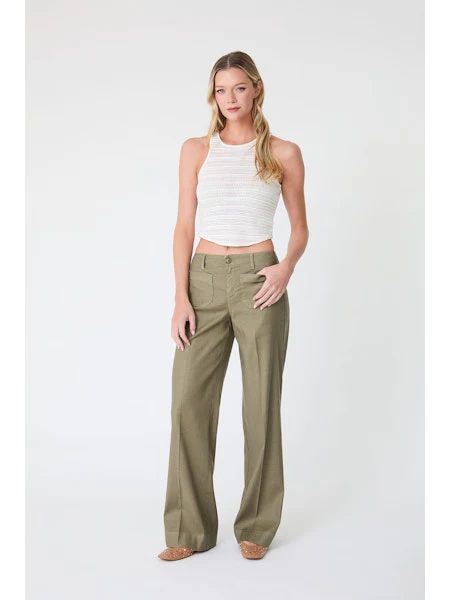 Hampton Wide Legs - Willow