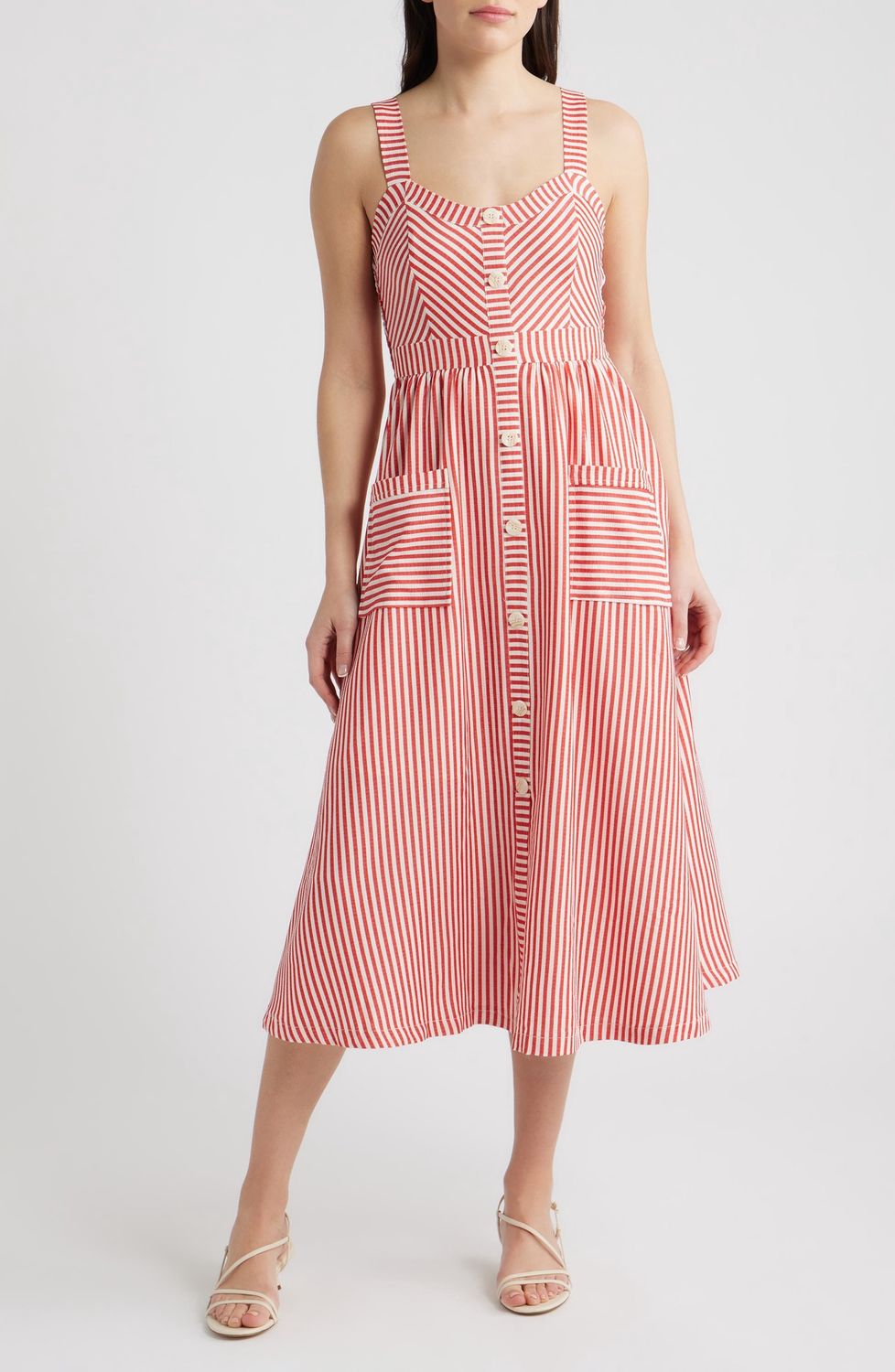 Red Stripe Dress
