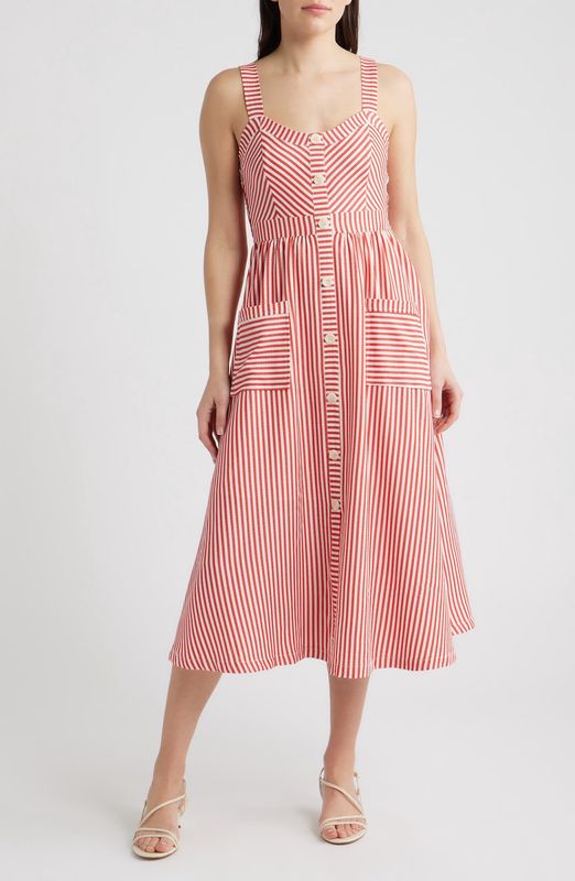 Red Stripe Dress