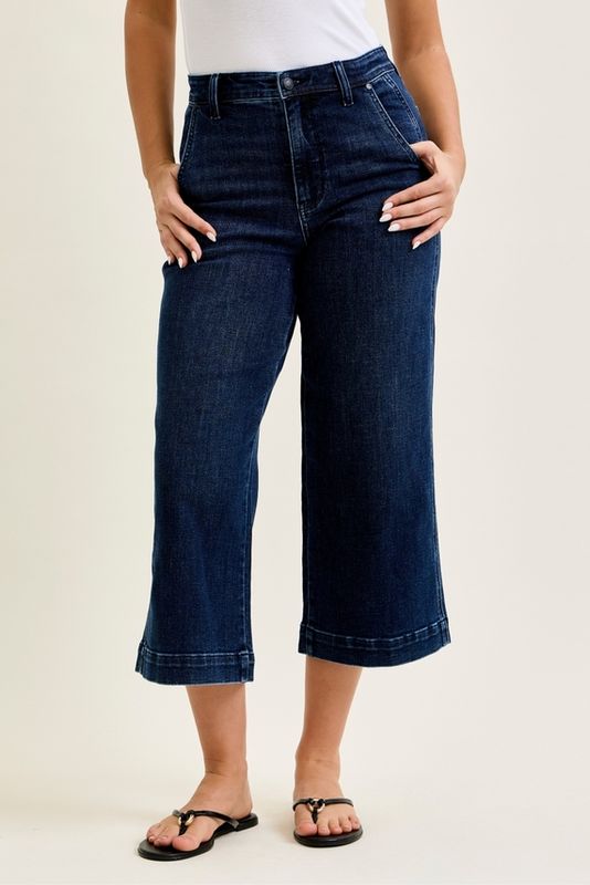 Dark Ankle Trousers
