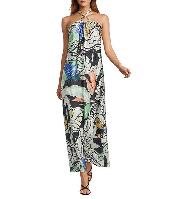 Blue Botanical Maxi