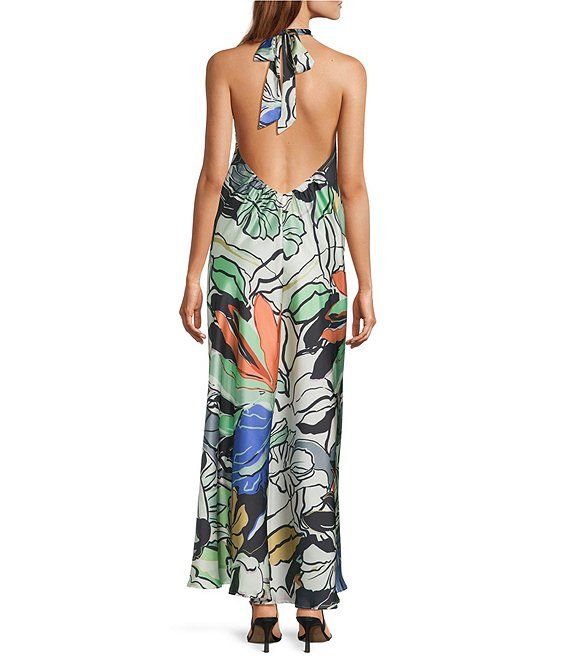 Blue Botanical Maxi