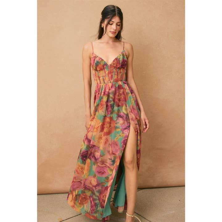 Parisian Floral Dress
