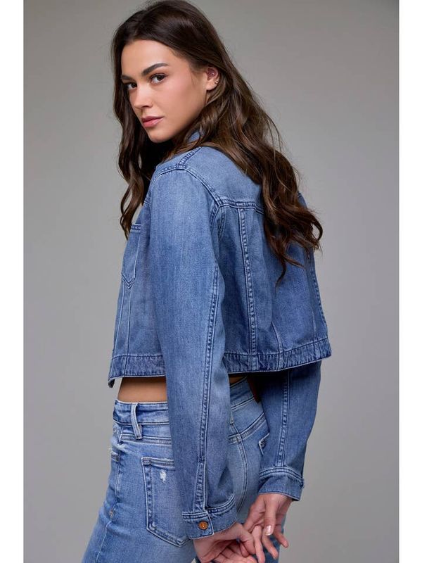 Cropped Denim Jacket