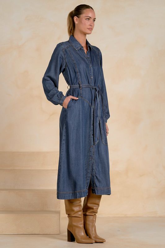 L/S Denim Dress