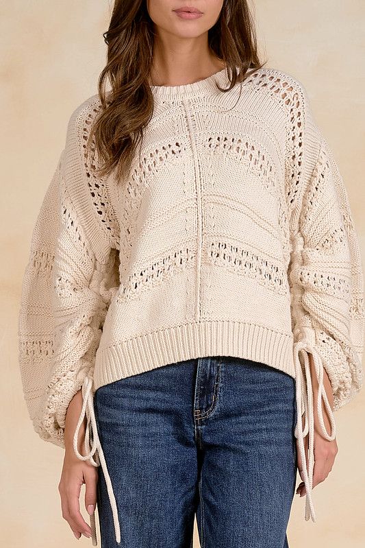 Bubble Sleeve Sweater