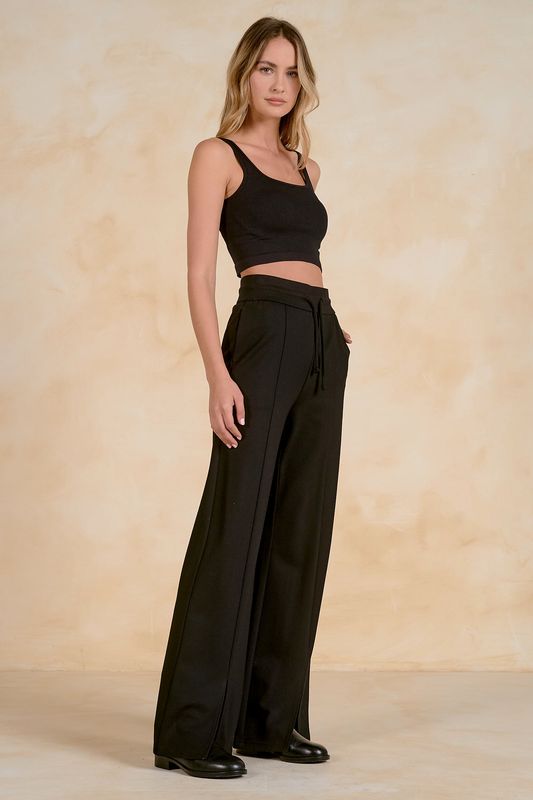 Slit Front Pants