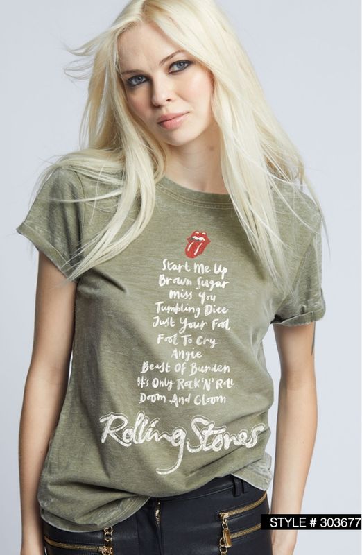 Stones Set List Tee