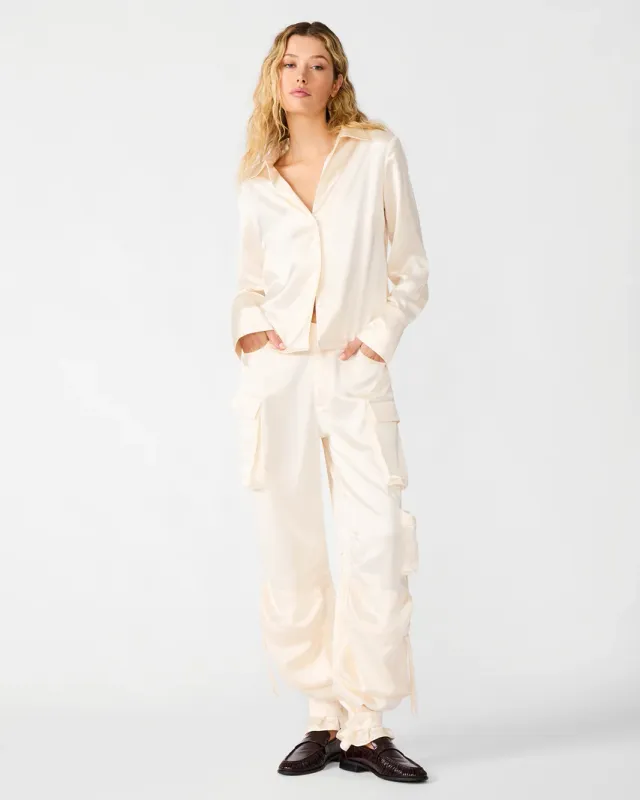 Mare Satin Button Down