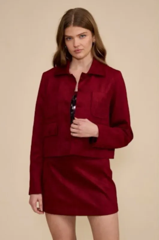 Brynn Faux Suede Jacket