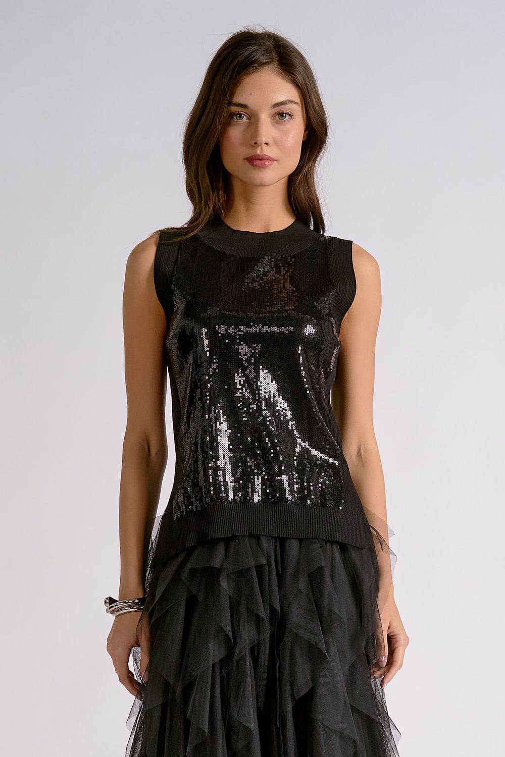 S/L Sequin Top