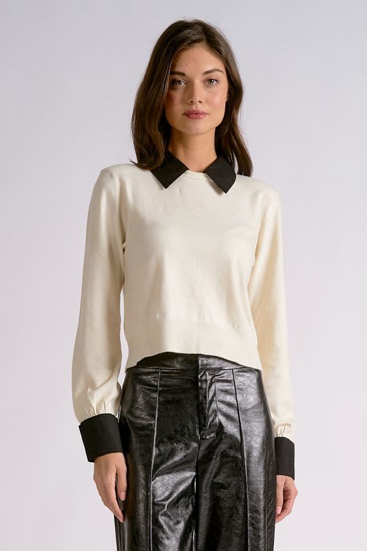 BK Collar/Cuff Sweater