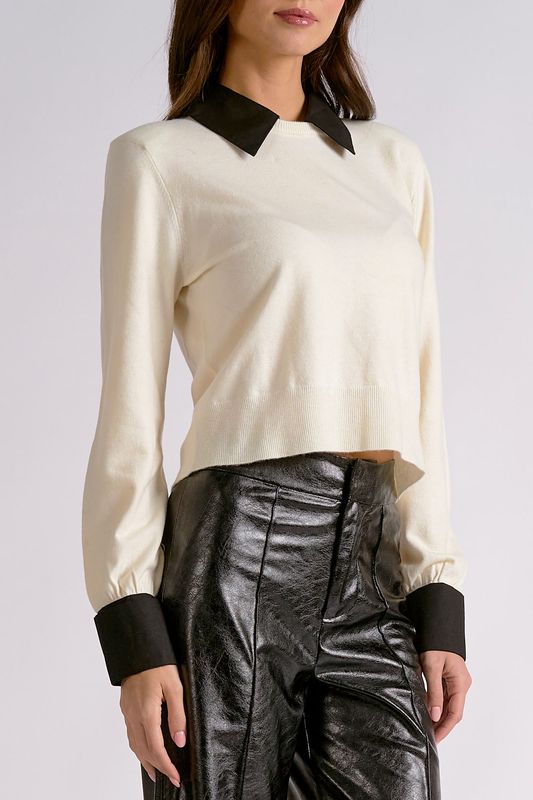 BK Collar/Cuff Sweater