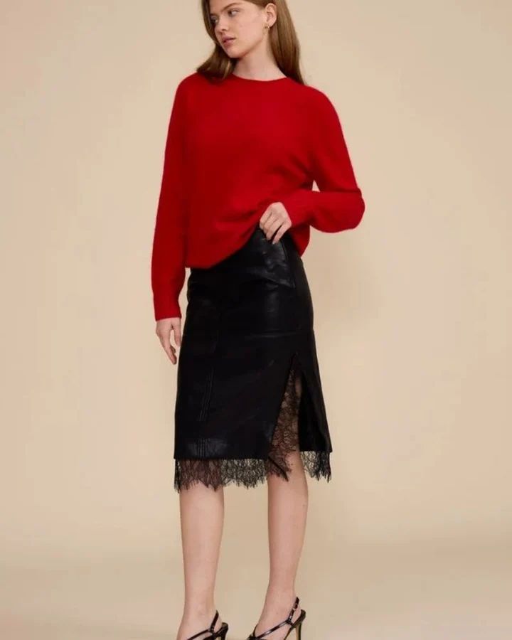 Greg Lace Trim Skirt