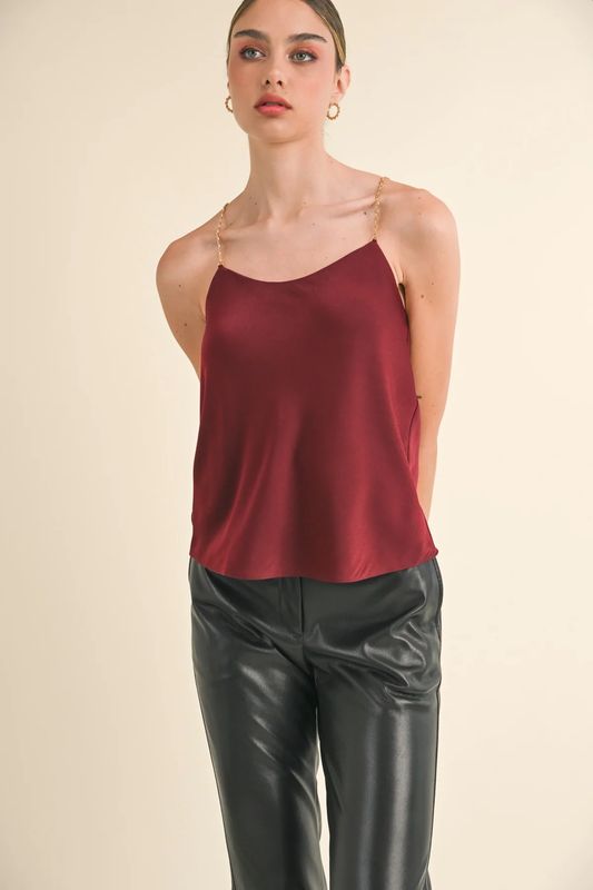 Sophia Chain Back Cami