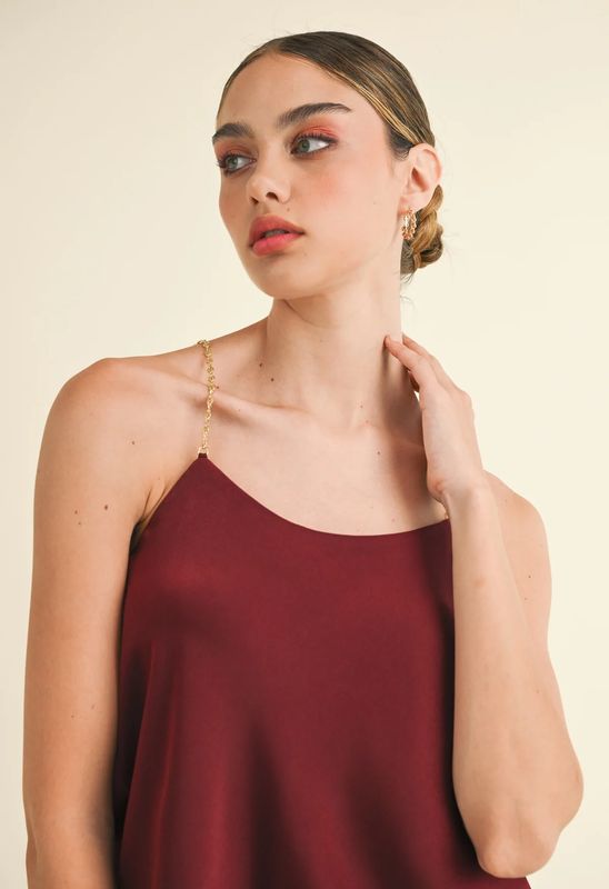 Sophia Chain Back Cami