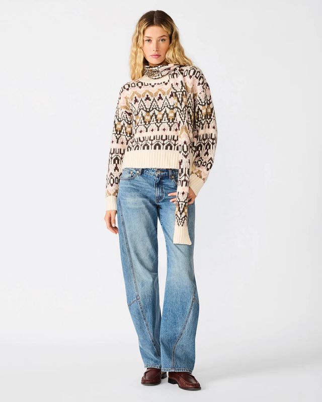 Mindie Sweater w/Scarf