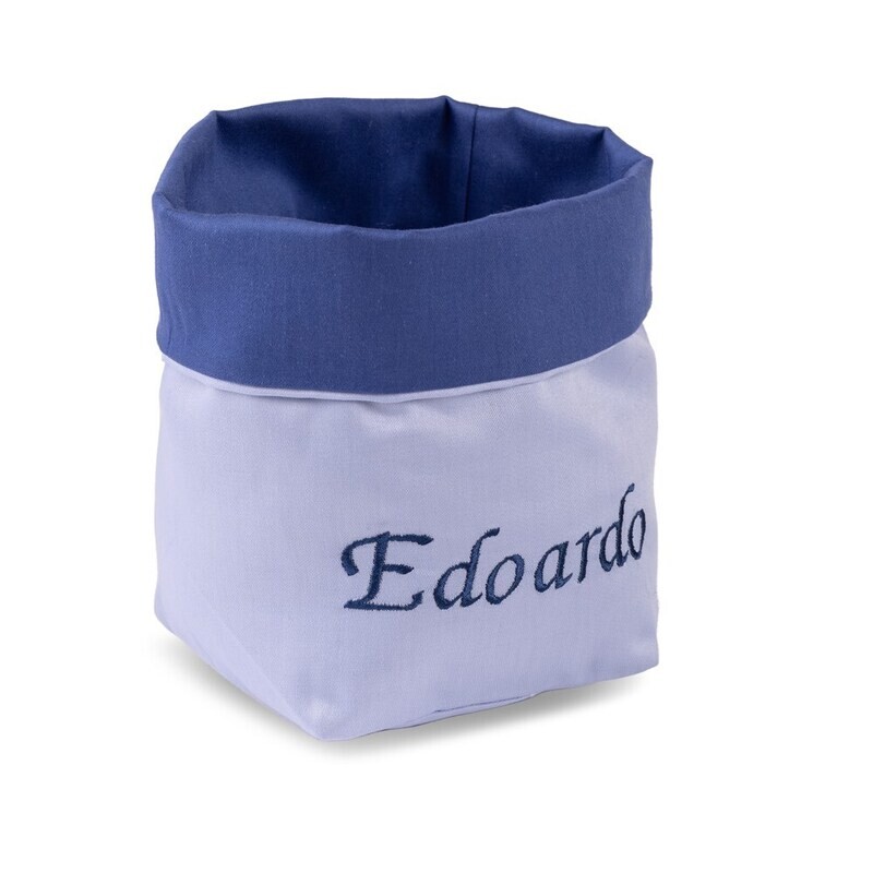 SACCHETTO DEGUSTAZIONE COTONE AVIO E BLU