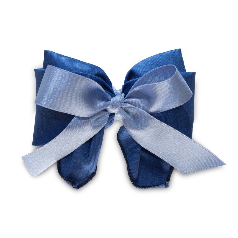 SACCHETTO FIOCCO IN COTONE BLU