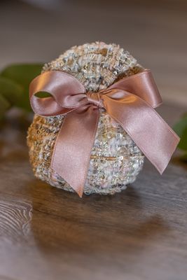 SACCHETTO BOMBONIERA GRANDE TESSUTO CHANEL ARTIGIANALE