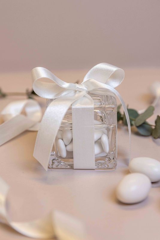 SCATOLINA  CUBO VETRO