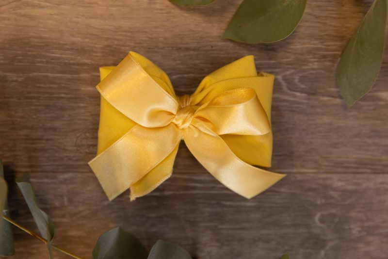 SACCHETTO BOMBONIERA CANETE’ GIALLO ARTIGIANALE