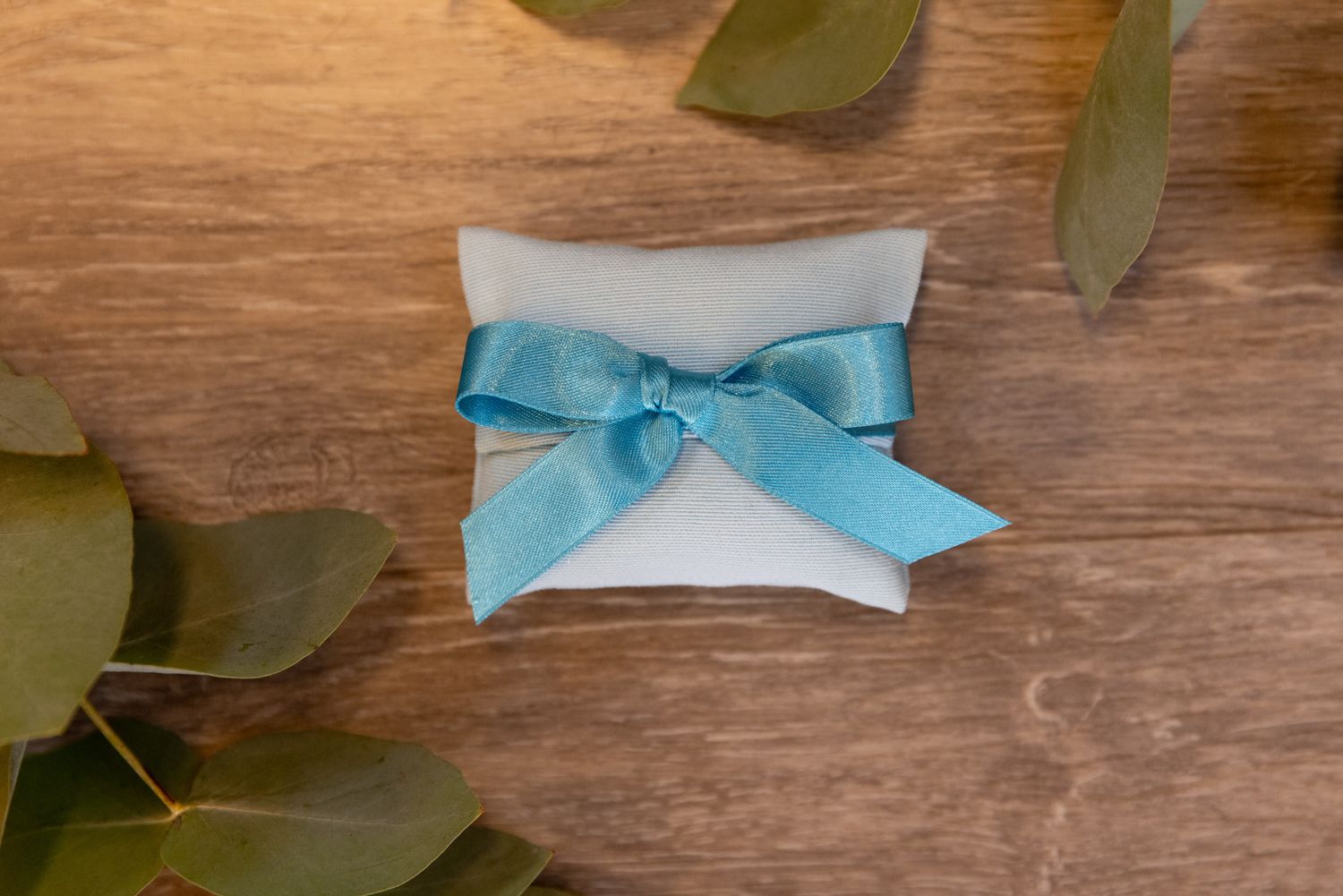 BUSTA BOMBONIERA CANETE’ AZZURRA  ARTIGIANALE