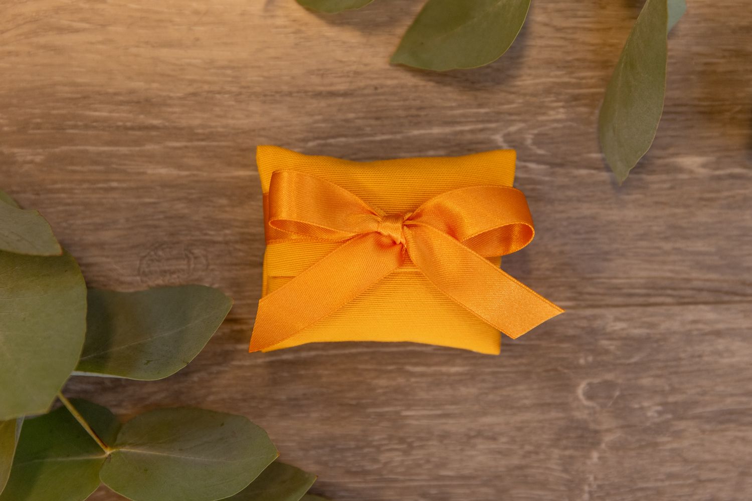 BUSTA BOMBONIERA CANETE’ ARANCIONE  ARTIGIANALE