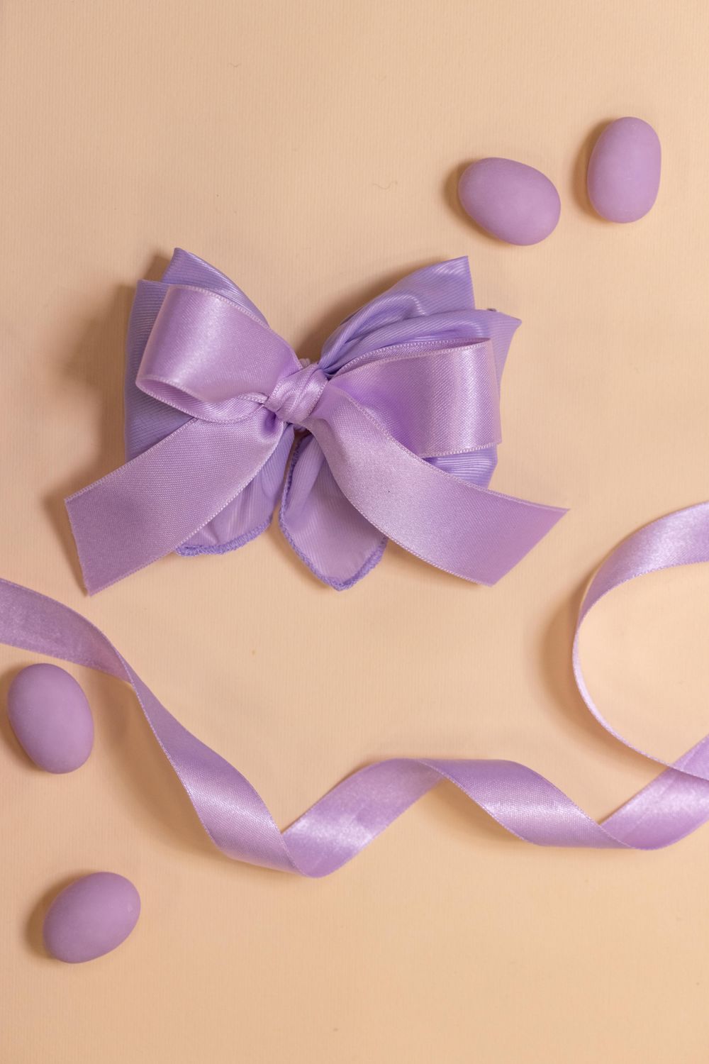 SACCHETTO BOMBONIERA COTONE LILLA ARTIGIANALE