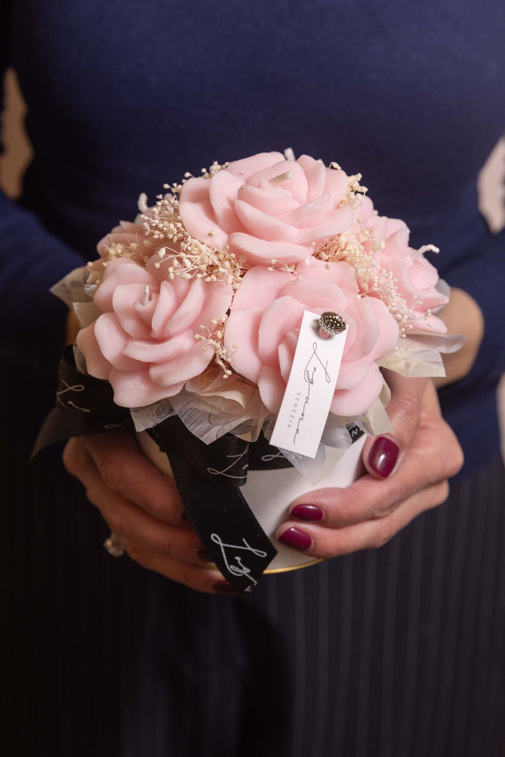 BOUQUET MEDIO ROSE ROSA