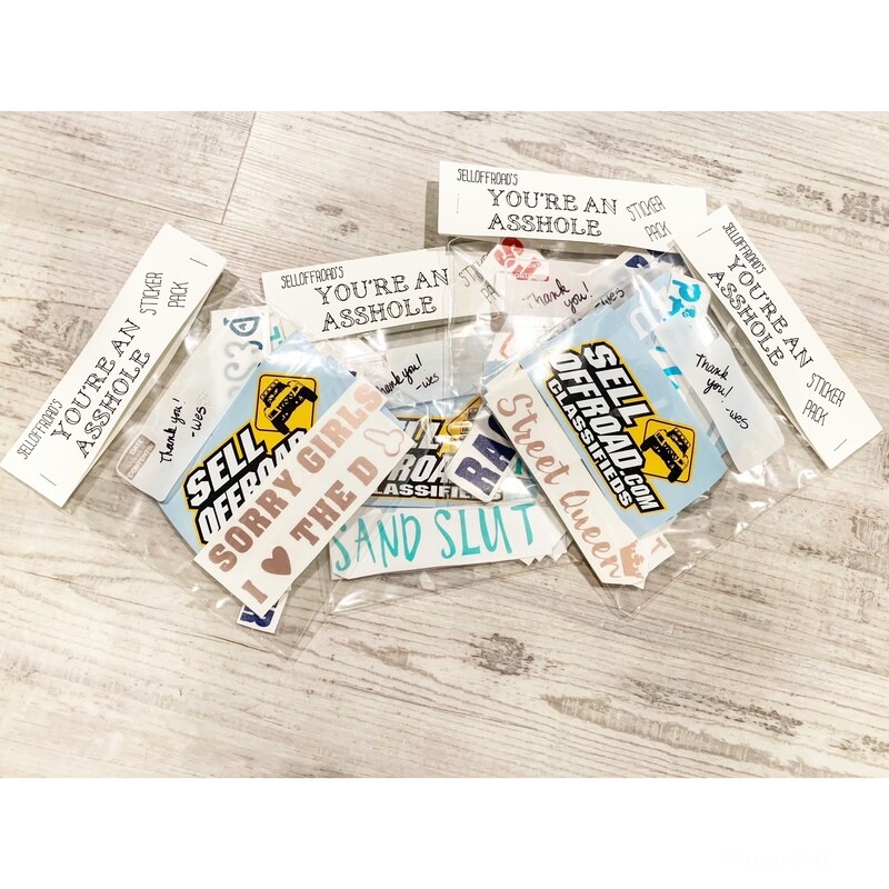"You're An Asshole" Sticker Pack