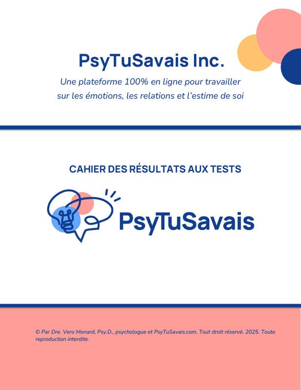 Test Schéma-Thérapie