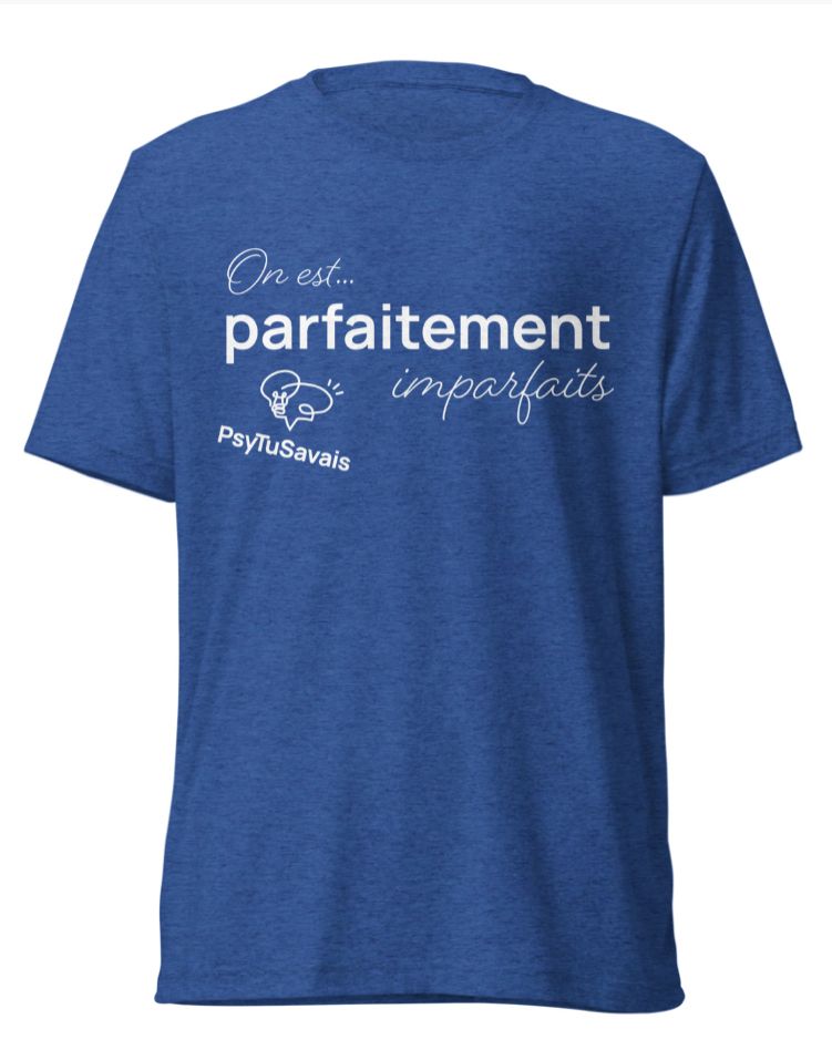 T-Shirt &quot;Parfaitement imparfaits&quot;