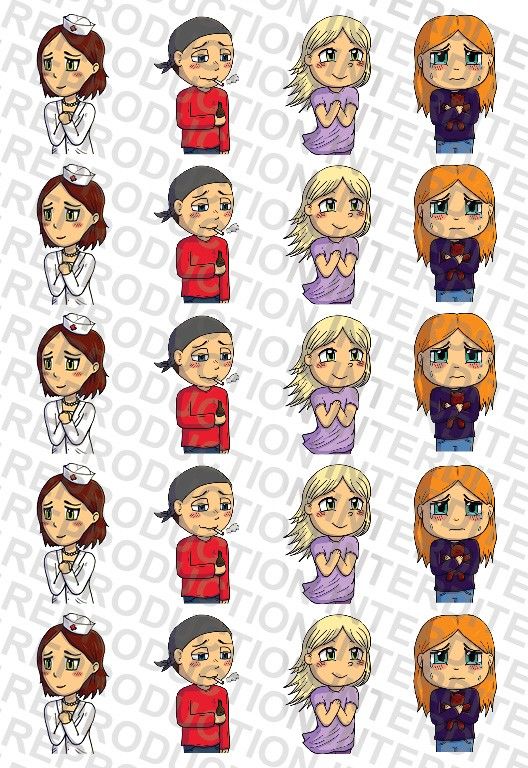 Feuille Autocollants - Les MODES #3