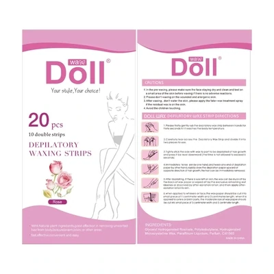 20pcs/Pack Throw-Away Depilatory Waxlng Strips Paper