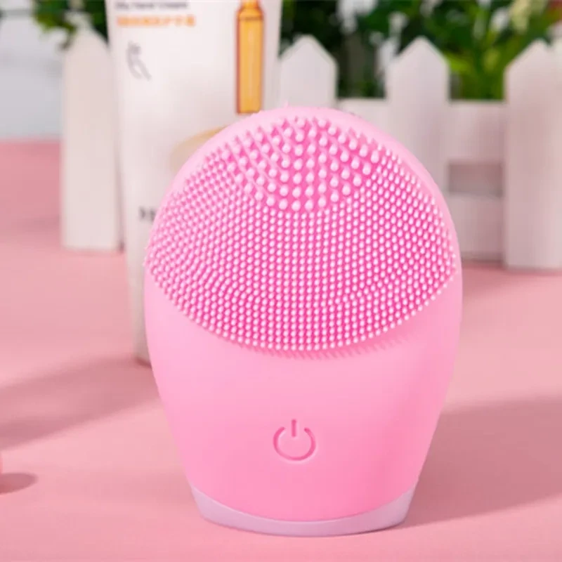Electric Silicone Face Cleaning Skin Massager