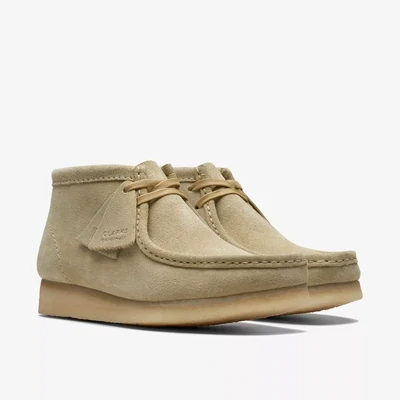 Maple Suede Wallabee Clarks