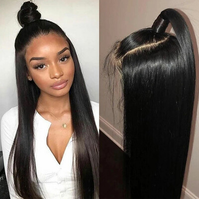 Essential Pro Lace Frontal Pre Plucked Straight Human Hair Wig