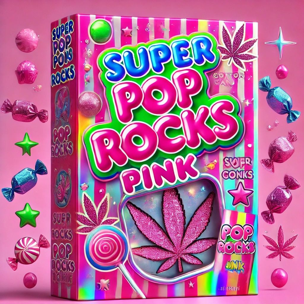 Super Pop Rocks Pink 28G