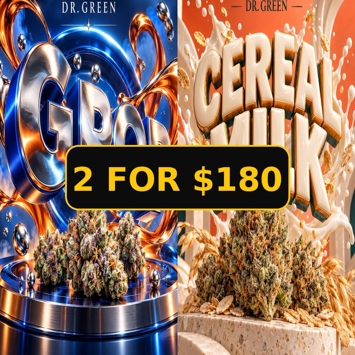 G Pop + Cereal Milk Duo