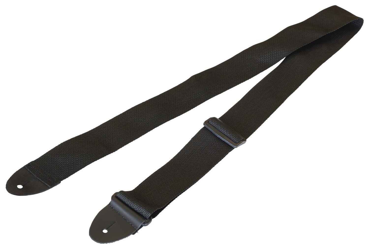 Black Nylon Accent Guitar Strap (12+ Break)