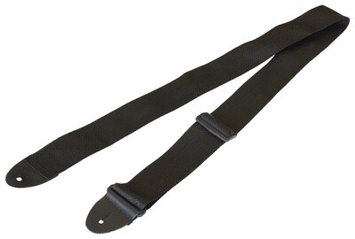Black Nylon Accent Guitar Strap (12+ Break)