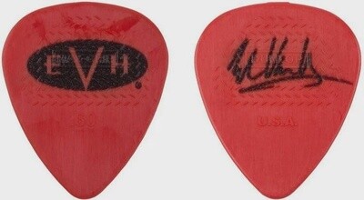 EVH Eddie Van Halen Signature Guitar Picks - Red .88mm 6-pack