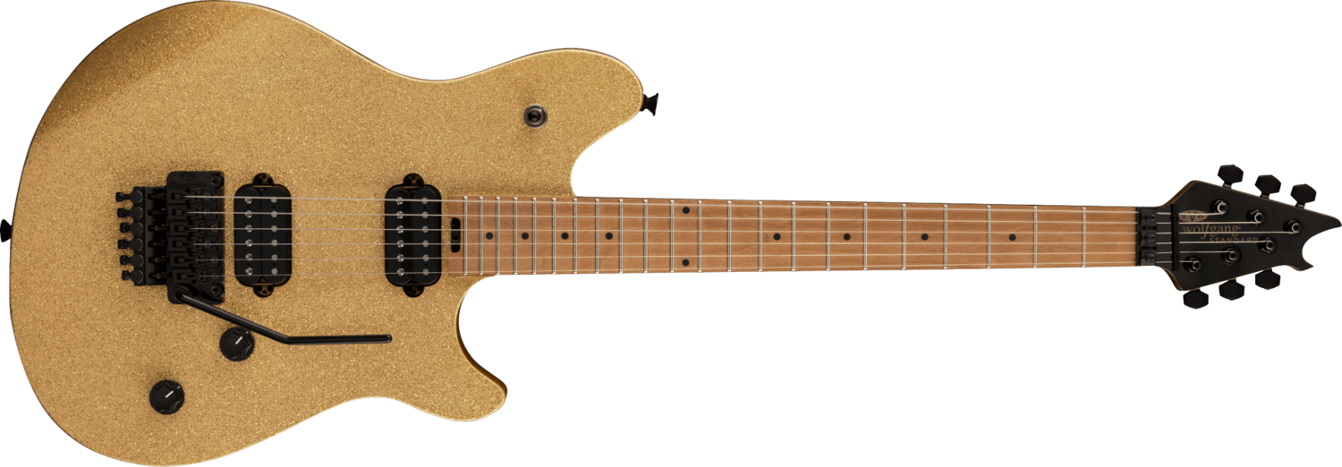 WOLFGANG® WG STANDARD Baked Maple Fingerboard, Gold Sparkle