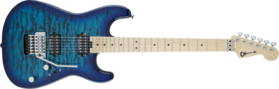 PRO-MOD SAN DIMAS® STYLE 1 HH FR M QM Maple Fingerboard, Chlorine Burst