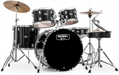 Mapex Rebel 5 Piece Complete Drum Set
