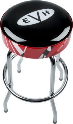 EVH™ LOGO BARSTOOL WITH STRIPED TRIM